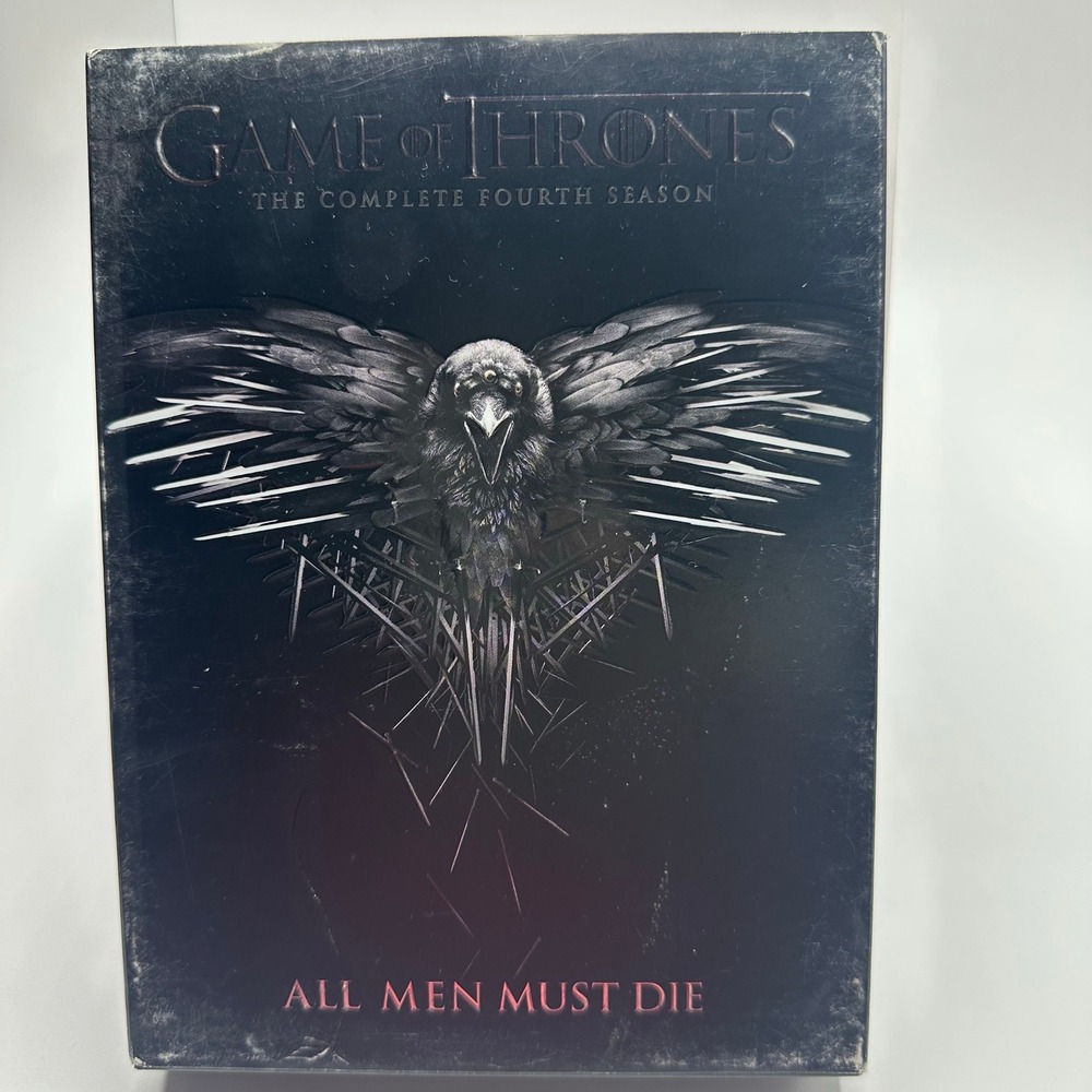 HBO Game of Thrones The Complete 4th Season DVD Box Set Black All Men Must Die